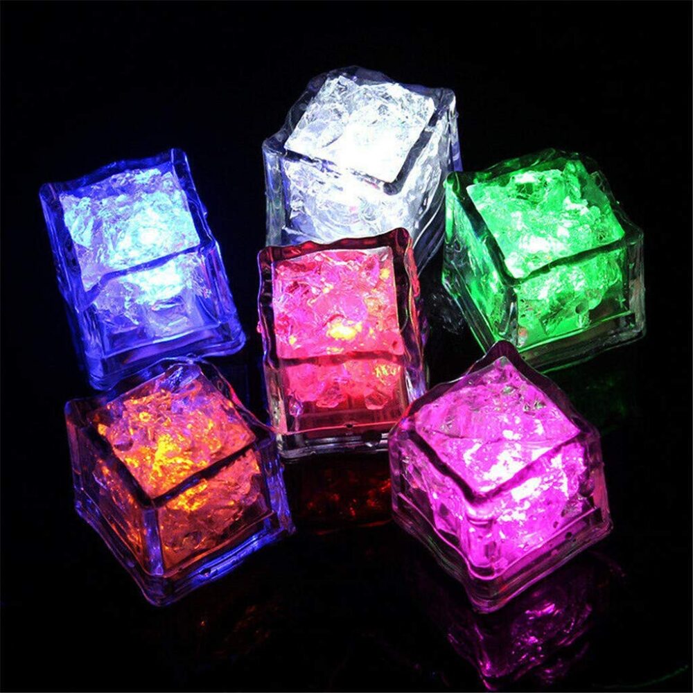 Mini cubos mágicos de Hielo con luces x12pcs. MT