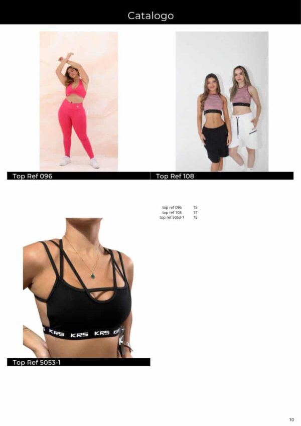 Kirios Ropa Deportiva Top,  Enterizos y Leggins con malla KR - Image 2